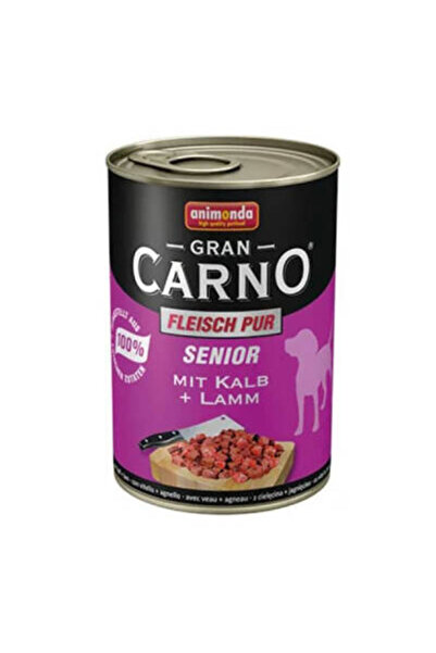 ARNEER Grancarno Senior Sığır Etli Kuzulu Yaşlı Köpek Konservesi 400 Gr