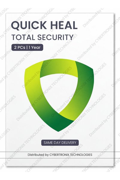 Quick Heal Total Security for 2 Device 1 Year | Windows | Digital Subscription | SAME DAY DELIVERY