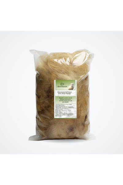bh bayhekim Yıkanmamış Saf Koyun Yünü (Yapağı) 100 Gr