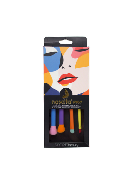 nascita Secret Beauty Göz Makyaj Fırça Seti 4'lü NASBRUSHSET134