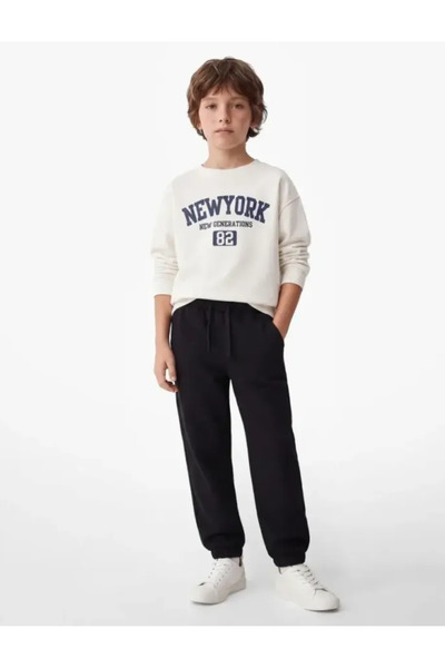 Koton Basic Jogger School Sweatpants with Elastic Waist and Pockets