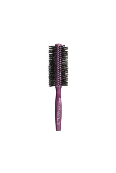 Trina Lavender Scented Hair Dryer Brush with Wooden Handle - 04