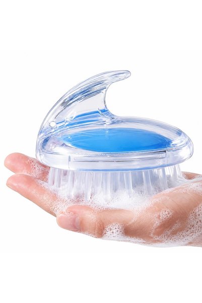 jetfast Shower Comb Soft Silicone Hair Washing Scalp Massage Comb 1 Piece