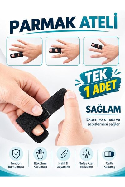 Ankaflex Ortopedik Parmak Ateli Kırık/Artrit Ağrısı ve Ateli Başparmak Parmak...