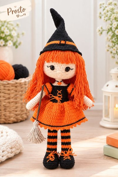 Damla Cadi Froya - Amigurumi Bebek - Organik Oyuncak