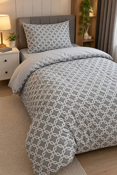 İsmail Gürel Single Size Fitted Sheet Duvet Cover Set |   Cotton