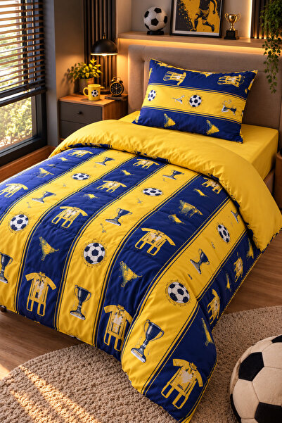 İsmail Gürel Single Size Fitted Sheet Duvet Cover Set |   Cotton