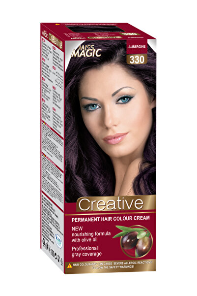 Miss Magic Vopsea de par permanenta nr 330, Mov Vanat, 90g, Creative