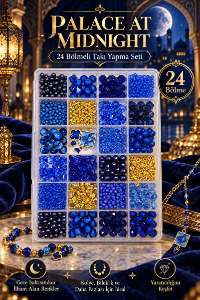 By MO Accessories Дворец в полунощ 🌙   Комплект за изработка на бижута с 24 ...