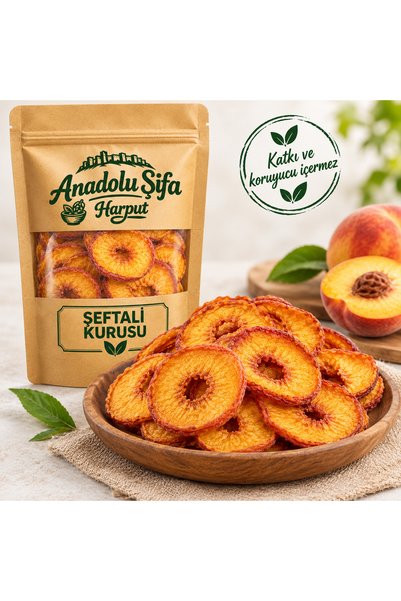 Anadolu Şifa Harput خوخ مجفف 100 جرام - خوخ مجفف طبيعي وخالٍ من الإضافات