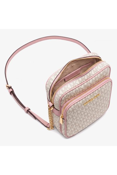 Michael Kors Jet Set Travel Women's Logo Cross Shoulder Bag 35F1Gtvc2B
