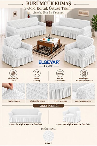 elgeyar Bürümcük Sofa Sofa Bed Cover Armchair Cover 3 3 1 1