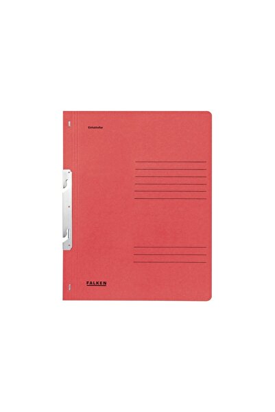 Falken Цветна картонена папка със закопчалки 1/1, А4, 250 гр/м², червена