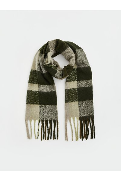 LC Waikiki I Checkered Embroidered Women's Scarf from Freezen Store