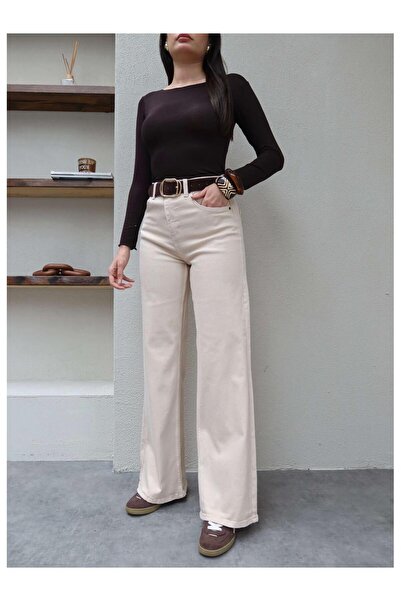 ESRAHELVACI Likralı Straight Jean