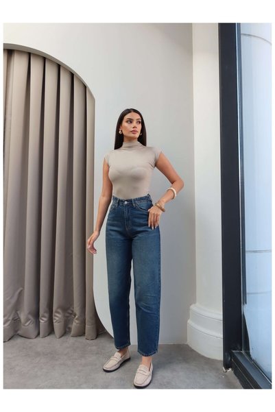 ESRAHELVACI High Waist Balloon Leg Jeans