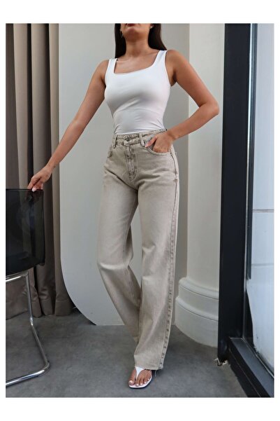 ESRAHELVACI Yüksek Bel Straight Jean