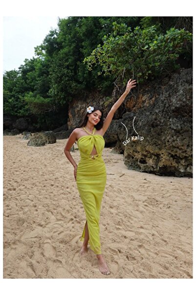 ESRAHELVACI EH Collection Rochie cu cataramă Oyster