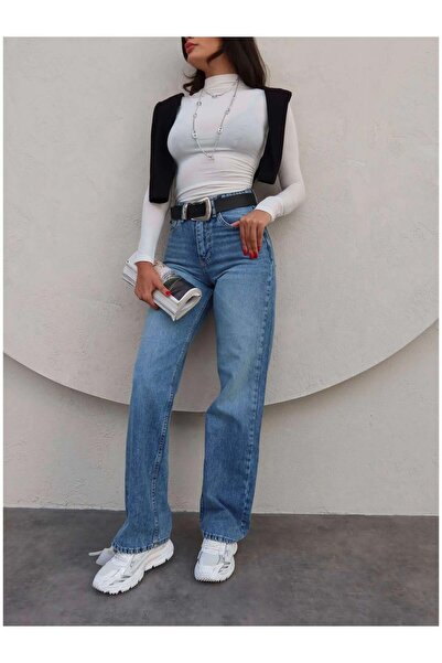ESRAHELVACI Blue Washed Straight Original Jeans