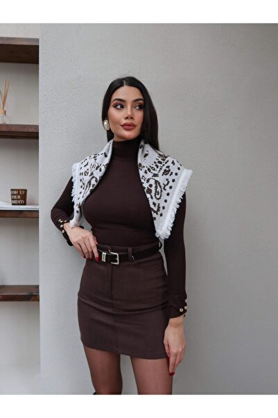 ESRAHELVACI Tasseled Patterned Shawl