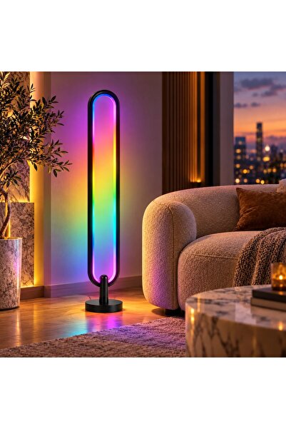 s-Eye Lampa de Podea LED Multicolora 105cm - RGB, Reactie la Muzica, Telecoma...