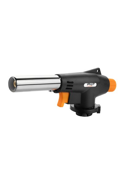 Lawazim Pro7 Flame Gun Wide Head - Orange & Black Cooking Torch with Adjustab...