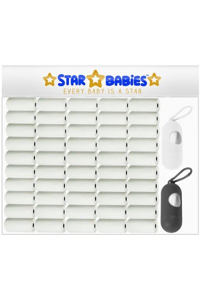 STAR BABiES Scented Bags With Dispenser - White