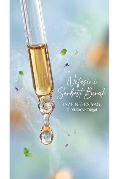aktarloji Fresh Breath, Nasal and Aromatherapy Oil 10 ml - 100% Natural Mint & Eucalyptus Blend