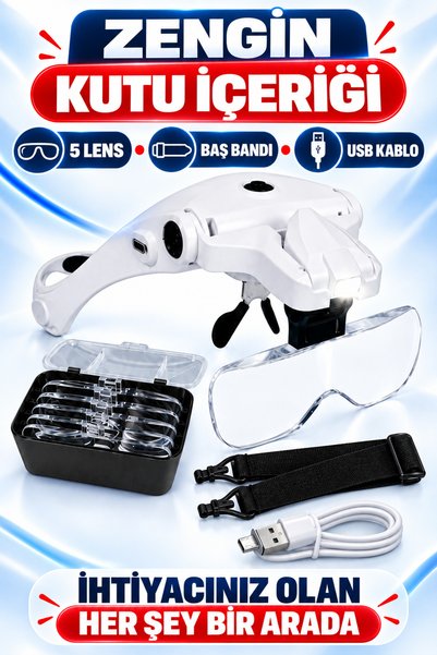 east medical Led Makeup Glasses - Loop for Reading Books and Magnifying Glasses