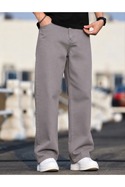 Wekame Men's Baggy Fit Denim Jeans