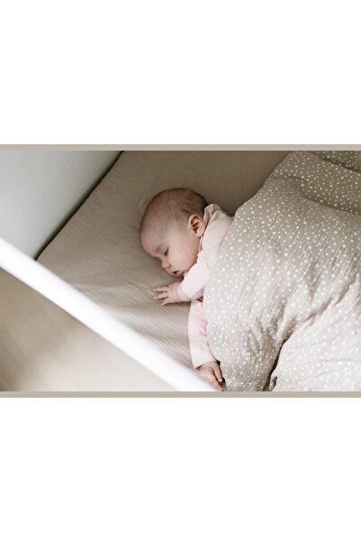 Anne Sesi Bürümcük Muslin Fitted Sheet 70x110 Cm 100% Organic Cotton