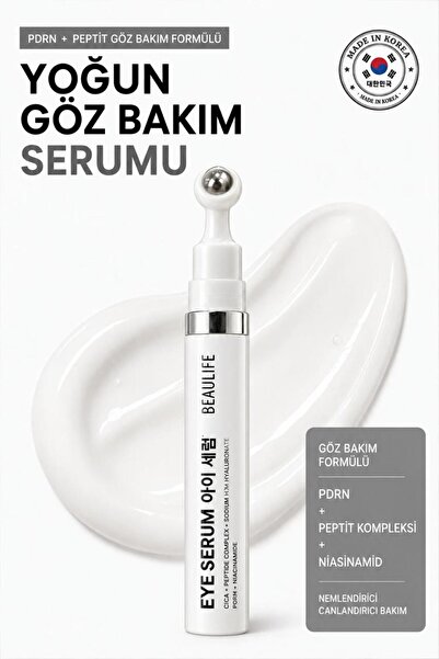 Beaulife Göz Çevresi Bakım Serumu / PDRN,Niacinamide,Cıca,Peptıde Complex Yen...