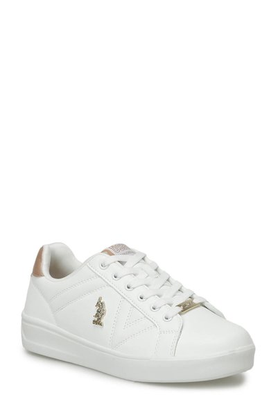 U.S. Polo Assn. 3i Exxy 3fx Cream Color Casual Sports Shoes