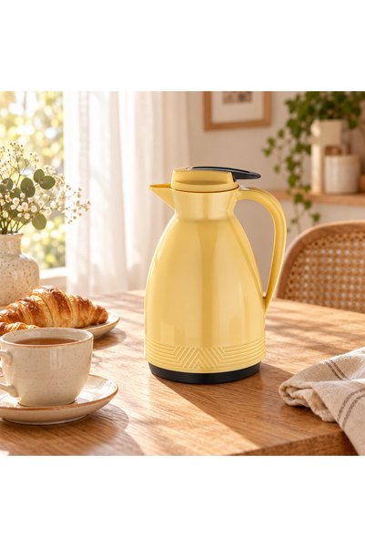 Star Termos Morepse Series 1 Lt Glass Thermos Yellow |   Glass Inner Chamber 12S Hot 24S Cold 48S Ice