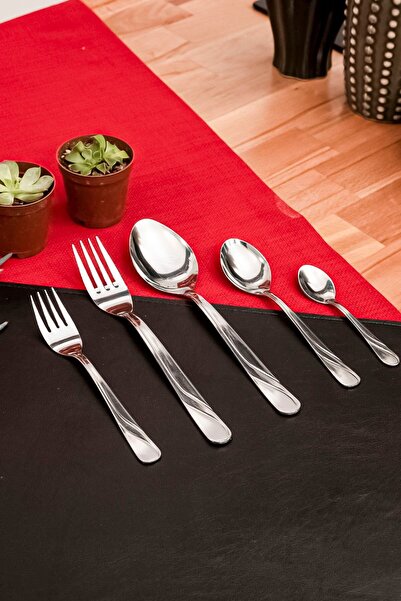 Milea Spoon Fork Set Furkan 60 Pieces for 12 Persons