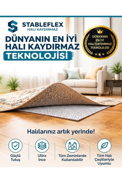 Stableflex Halı Kaydırmaz,Anti-Slip Halı Kilim Yatak Kaydırmaz Mat Altlık
