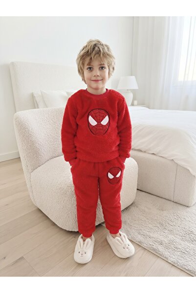 MUSCO Boy's spider-man model plush bottom top suit