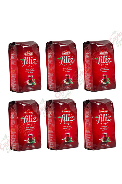 Çaykur Sprout Tea 500 Gr X 6 Pieces Black Bulk Tea