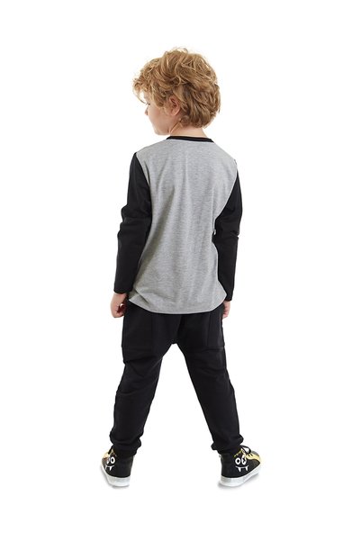 Denokids Çizgili Korsan Erkek Çocuk T-shirt Pantolon Takım