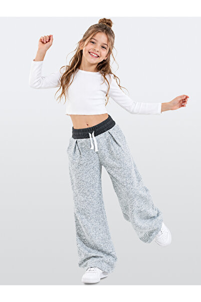 Denokids Pantaloni Yumoş Gri pentru Fată