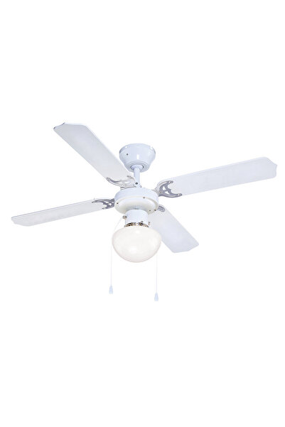 GOOD HOME Beyaz 4 Kanat Tavan Vantilatörü 107 cm 1XE27