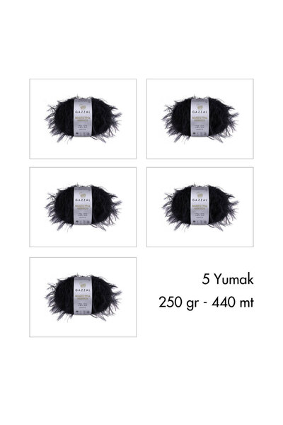 Gazzal Marilyn & Merinos 8281 El Örgü İpliği 5 Yumak 250 gr