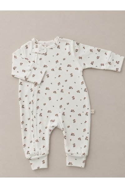Oh La La Koala For Little Ones Ekru Baby Fluff Serisi Fermuarlı Tulum