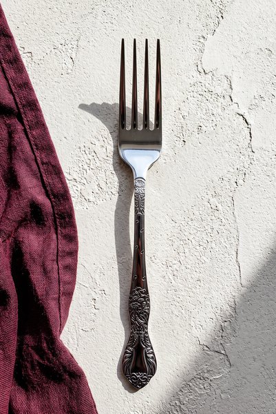 Perotti Victoria 6-Piece Stainless Steel Dinner Fork Set