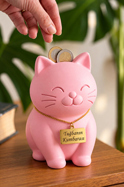 home trend değer verdiklerinize İsimli Kedi Tasarım Kumbara