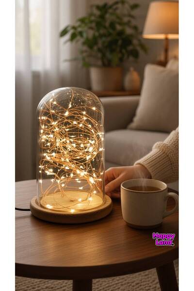 Happyland 1 Adet Yılbaşı Günışığı Renk Pilli Peri Tel Led 3 Metre