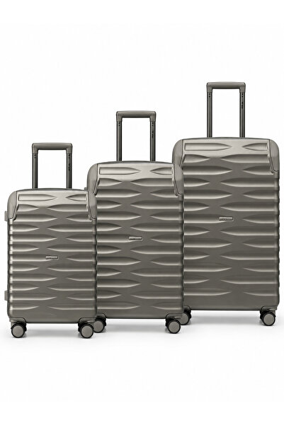 WAF Panda Premium 3-Piece Luggage Set 20/24/28 Inch fiber+polycarbonate Hard ...