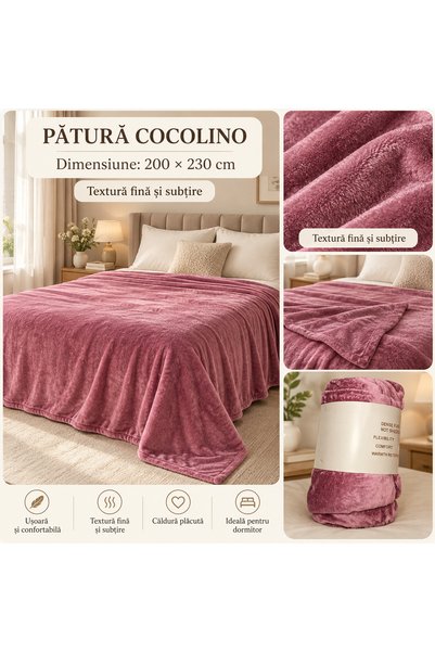 Queenscharm Pătură cocolino
