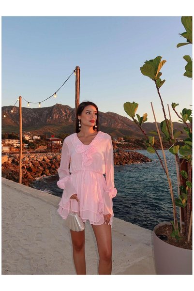 ESRAHELVACI Rose Design Mini Eh Collection Dress