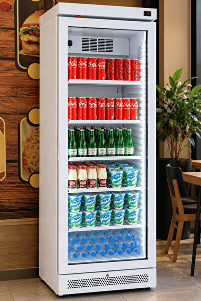 Marketcooler GC 375 DTKW Beyaz Serisi Dikey Şişe Soğutucu